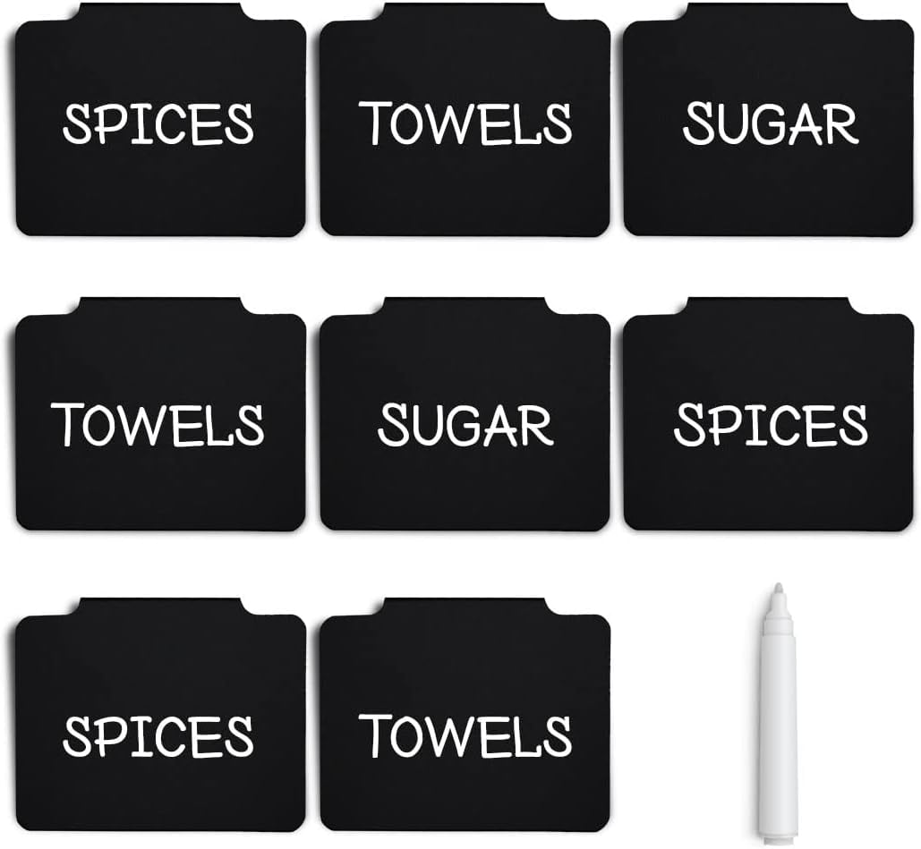 20 Pcs Labels Holder Rack Smooth Writing Wipeable Basket Bin Name Clip On Removable Basket Price Tag Clip Sticker Home Supplies - 15