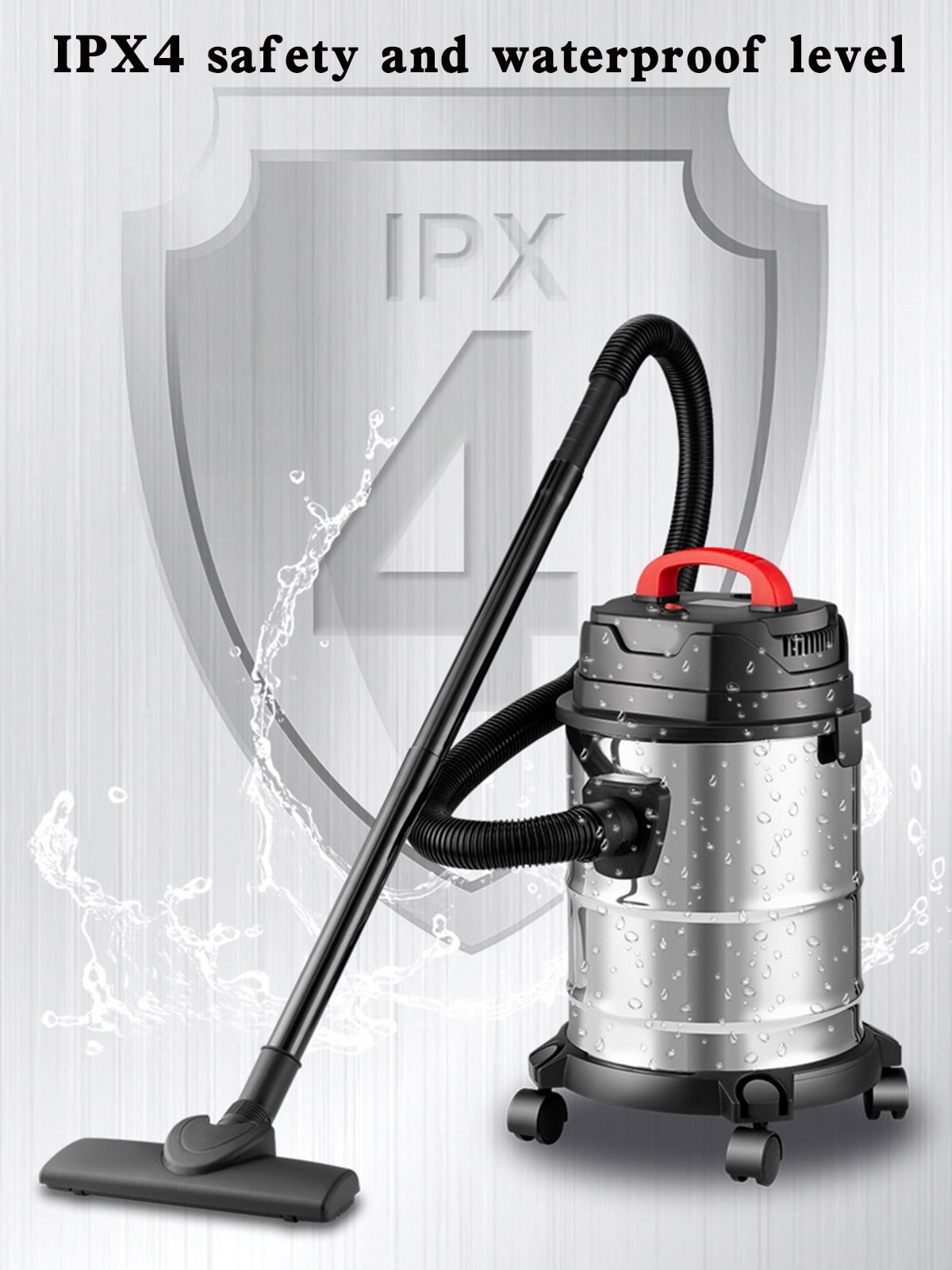 VIPIH 5 Gallon, 16-18 KPA, Wet/Dry Vacuum Cleaner for Carpets and Smooth Floors