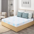 VIPKOE Memory Foam Mattress 6 inch Full Size Gel Mattress for Pressure