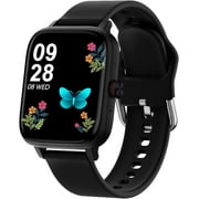 VIPLIVE Smart Watch, 1.7 Full Touch Answer/Make Call Android Smart Watches for Women Men, IP67 Waterproof Outdoor Smartwatch for Android Phones, Black