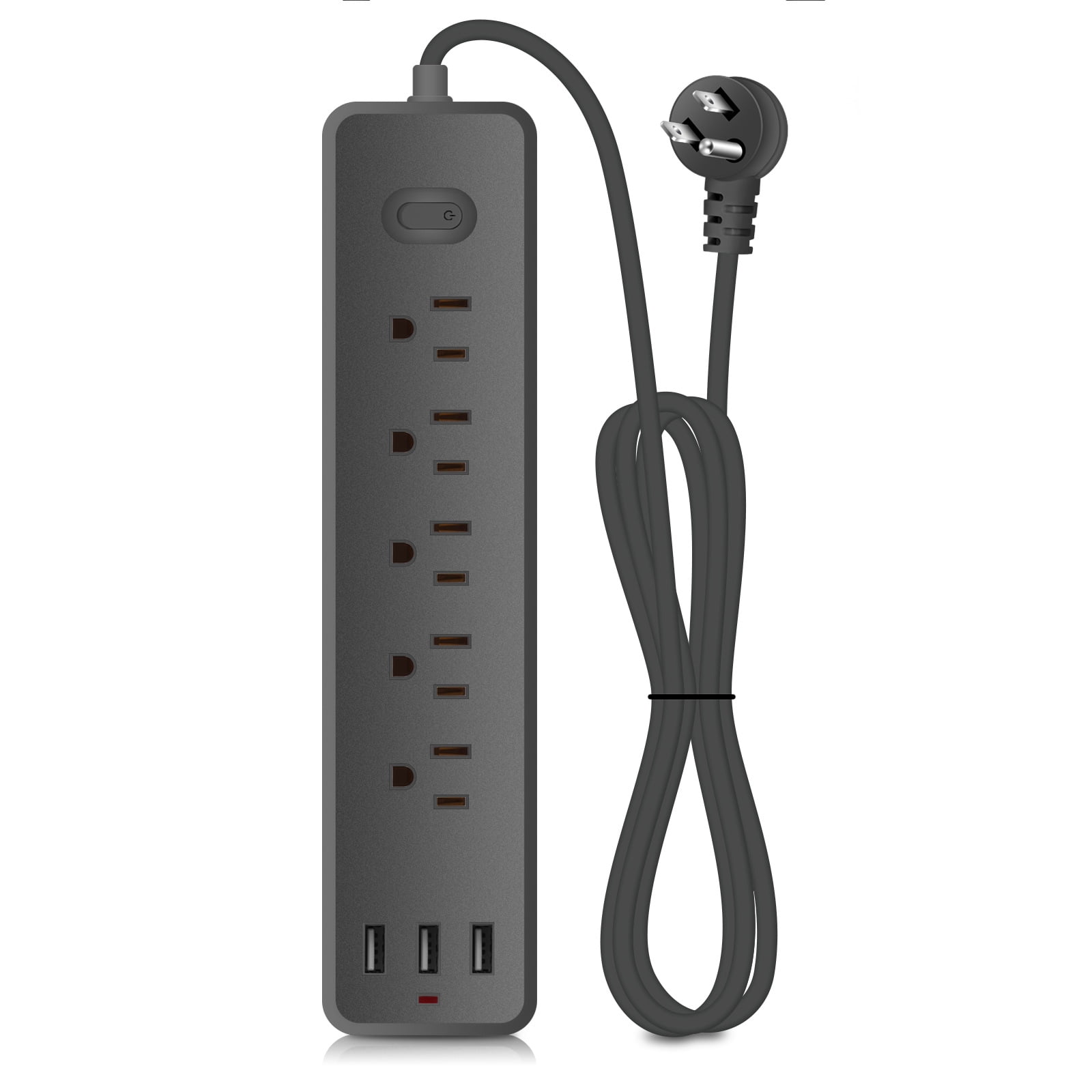 5 Pin Protector Module VIPLIVE Surge Protector, 5 Outlets, 3 USB, 1875W/15A, Black - Walmart.com