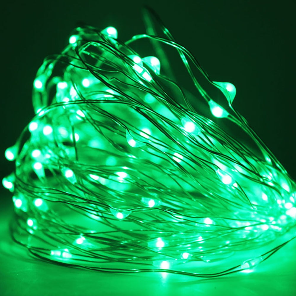 VIPMOON Christmas Tree Fairy Lights 10m 100 LEDs Battery Operated Xmas Lights for Bedroom