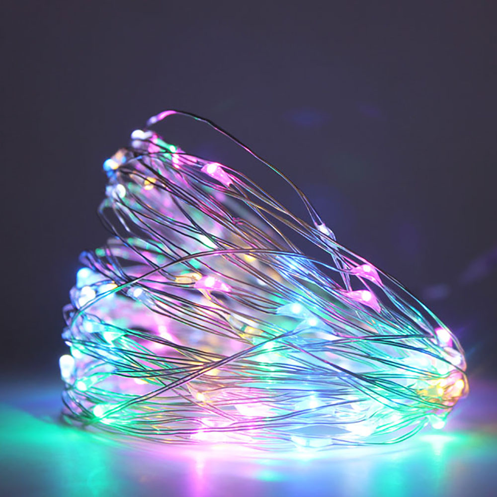 VIPMOON Christmas Tree Fairy Lights 10m 100 LEDs Battery Operated Xmas