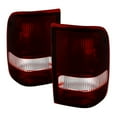 thumbnail image 1 of VIPMOTOZ For 1993-2000 Ford Ranger Tail Lights - [Factory Style] - Rosso Red Housing, Smoke Lens, Driver and Passenger Side, 1 of 6