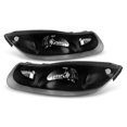 thumbnail image 1 of VIPMOTOZ Black Housing OE-Style Halogen Headlight Headlamp Assembly For 2001-2002 Saturn SC1 SC2, Driver & Passenger Side, 1 of 6