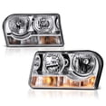 thumbnail image 1 of VIPMOTOZ Chrome Housing OE-Style Headlight Headlamp Assembly For 2005-2008 Chrysler 300 Halogen Model, Driver & Passenger Side, 1 of 7