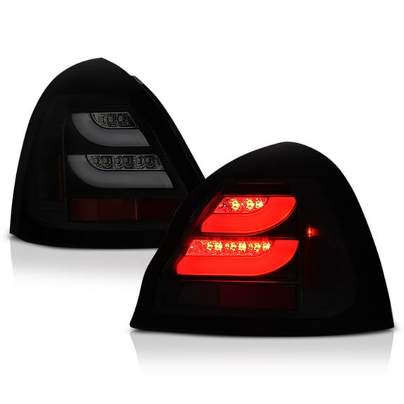 VIPMotoZ 2004-2008 Pontiac Grand Prix Smoke Lens LED Tail Lights, Driver & Passenger Side