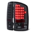 thumbnail image 1 of VIPMotoZ 2007-2008 Dodge RAM 1500 & 2007-2009 Dodge RAM 2500 3500 LED Tail Lights - Metallic Chrome Housing, Smoke Lens, Driver and Passenger Side, 1 of 7