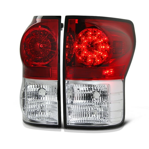 VIPMotoZ 2007-2013 Toyota Tundra LED Taillights Taillamps, Driver and Passenger Side