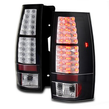 VLAND LED Tail Lights For 2007-2014 GMC Yukon/Yukon XL & Chevy Tahoe/Suburban (Smoke Lens, Black Housing)