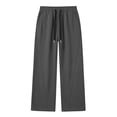 thumbnail image 1 of VIPOIN Boys' Wide Leg Sweatpants, Drawstring Elastic Waist, Decorative Seam Detail Open‑Hem Jogger Pants, 1 of 6
