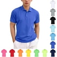 thumbnail image 1 of VIPOIN Kids Short Sleeve Shirt Collared Breathable Athletic Uniform Top Tee for Ages 3-12, 1 of 6