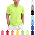 thumbnail image 1 of VIPOIN Kids Short Sleeve Shirt Collared Breathable Athletic Uniform Top Tee for Ages 3-12, 1 of 6