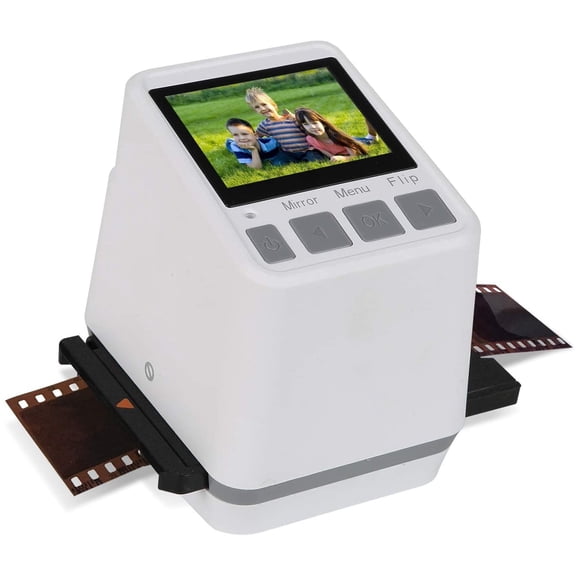 VIPQV Film & Slide Scanner Digitizer, 2.4 Inch LCD, 22MP JPEG, 135 126 110 Film, Photography Slide Viewer