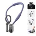 thumbnail image 1 of VIPQV Magnetic Neck Mount for Phones, Neck Cell Phone Holder POV/Vlog Selfie Mount Hand Free Phone Neck Holder Chest Stand Strap Video Recording for iPhone Android Phones, Blue, 1 of 10