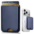 thumbnail image 1 of VIPQV Magnetic Phone Wallet, 3-Card Holder with RFID Blocking for iPhone 17/16/15/14/13/12,Blue, 1 of 5