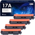 thumbnail image 1 of VIPink 4-Pack Compatible Toner Cartridge Replacement for HP CF217A LaserJet Pro M102w M102a Pro MFP M130nw M130fw M130fn M130a Black, 1 of 8