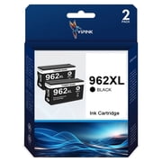 VIPink 962XL Ink Cartridges Compatible for 962XL Ink Cartridges for OfficeJet Pro 9015e 9025e 9022e 9015 9025 9020 Printer  Black, 2 Pack