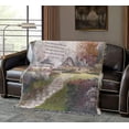 thumbnail image 1 of VIRAH BELLA Inspirational Tapestry Throw Blanket 50" x 60" Make a Wish Cottage Fringed Woven Tapestry Throw - Cozy & Beautiful Religious-Themed Blanket, 1 of 3