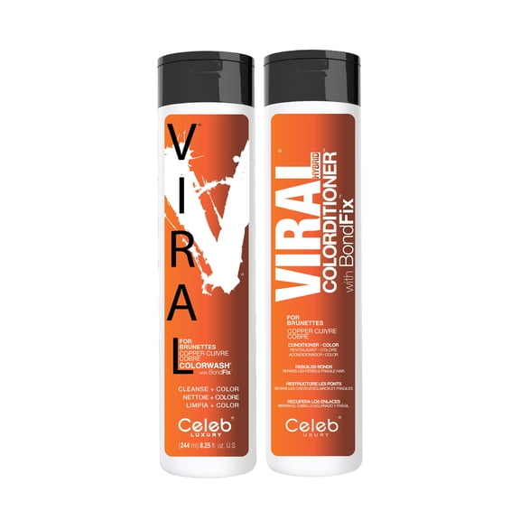 Viral Copper For Brunettes Hair Duo