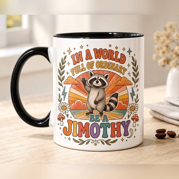 VIRAL FORGE Jimothy Viral Raccoon Gift Funny Trash Panda Wildlife Jimothy from Seattle It’s OK to Be Weird, Racc