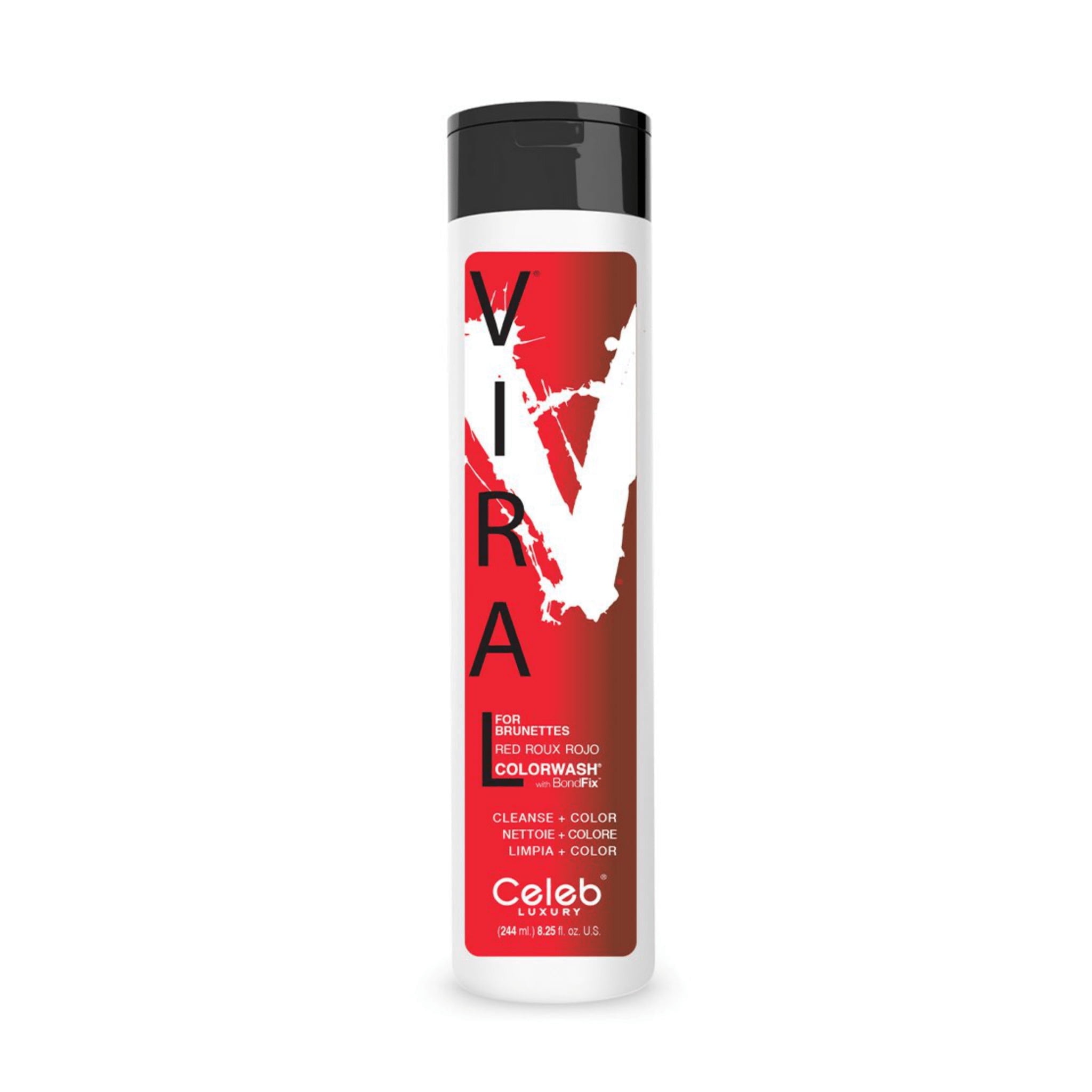 Celeb Luxury Viral Extreme Red for Brunettes  Colorwash Professional Hair Coloring Tool Kit