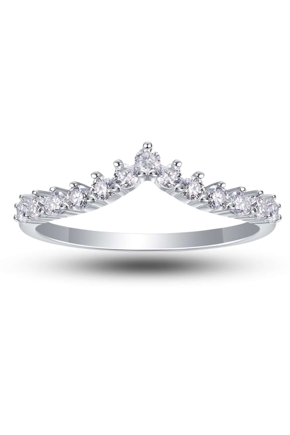 VIRELLA Moissanite Wishbone Ring 2.1