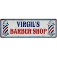 thumbnail image 1 of VIRGIL'S Barber Shop Hair Salon Metal Sign Retro 6x18 106180031482, 1 of 1