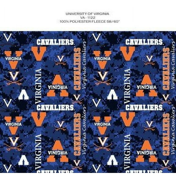 VIRGINIA DIGITAL CAMO FLEECE ALLOVER DESIGN