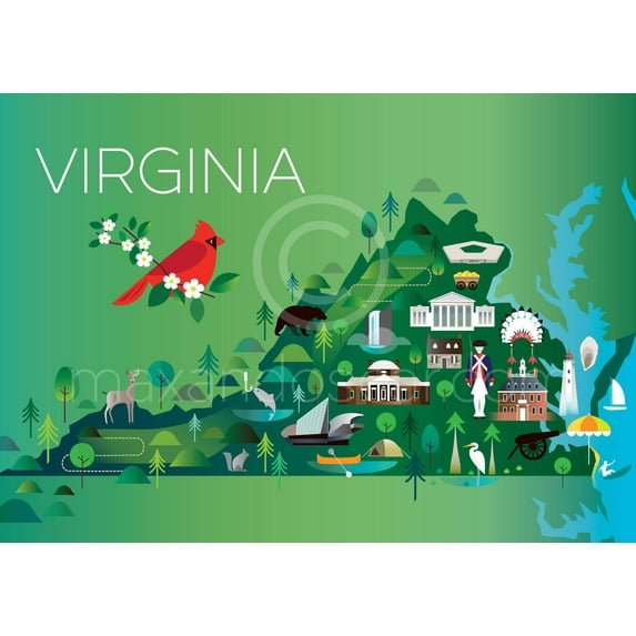 VIRGINIA PRINT