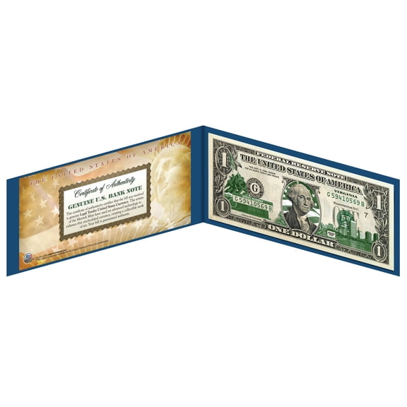 VIRGINIA State $1 Bill *Genuine Legal Tender* U.S. One-Dollar Currency *Green*