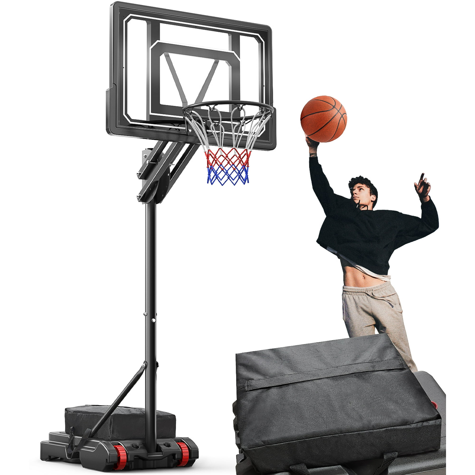 Photo 1 of 



Popular pick
for "basketball goal"
VIRNAZ
VIRNAZ 33 in. Portable Basketball Hoop & Goal System for Outdoor Indoor Court 5.5 - 9.5 ft. Easy Height Adjustable with Weight Bag
3.4 stars out of 249 reviews
(3.4)|
249 ratings