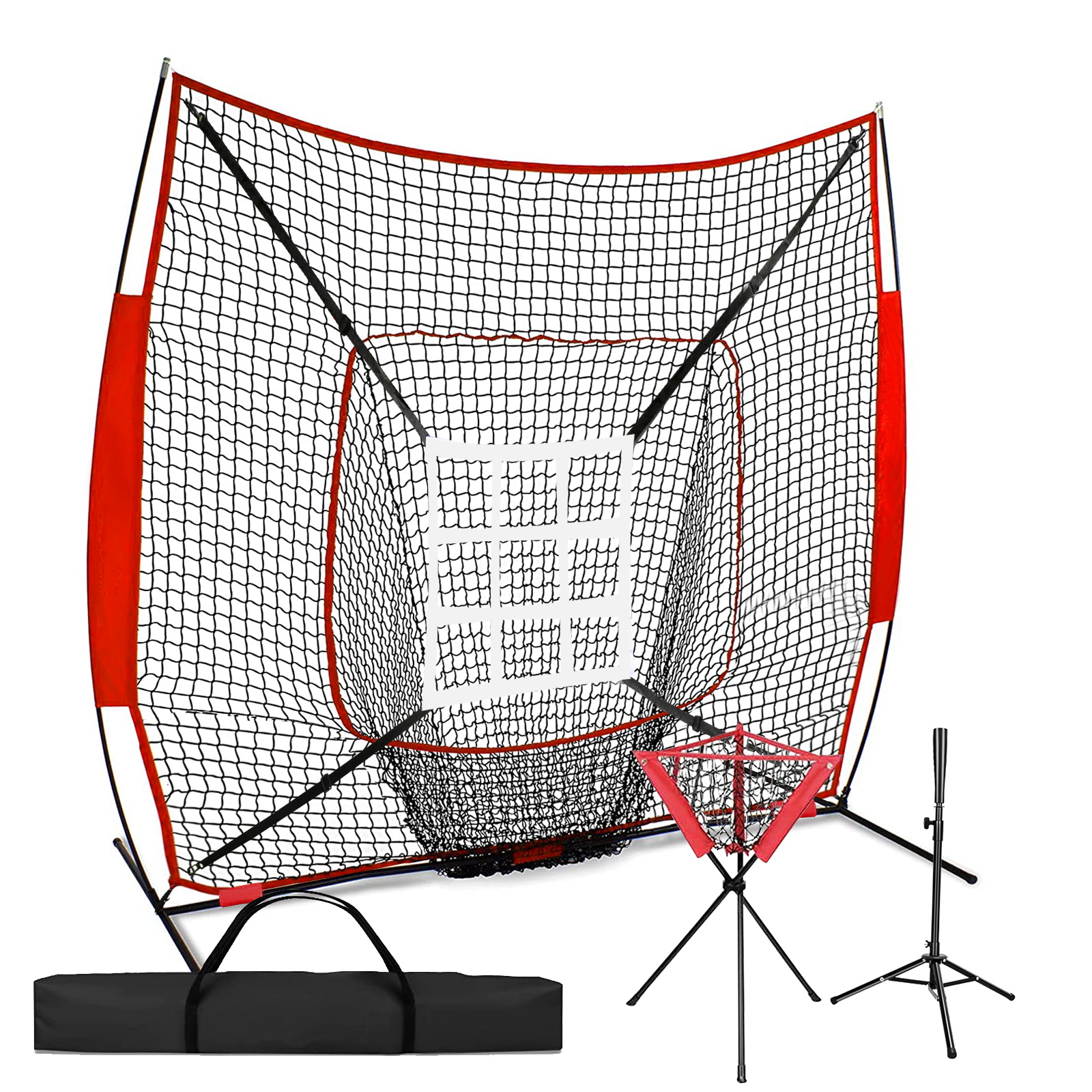 DLX Pro Bundle (Baseball Softball Net w/ Strike Zone, 3