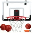 VIRNAZ Indoor Basketball Hoop Over the Door with Electronic Scoreboard