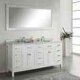 thumbnail image 1 of VIRTU USA Caroline Parkway 72-inch Double Vanity White Marble Top Mirror, 1 of 5