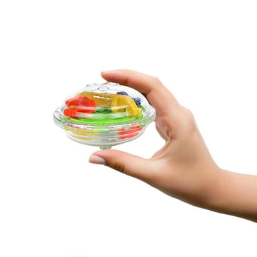 VISALY 3D Mini Puzzle-Labyrinth Ball 30-Levels 3D Labyrinth-Cube with Chain for Children's Toy and Gift
