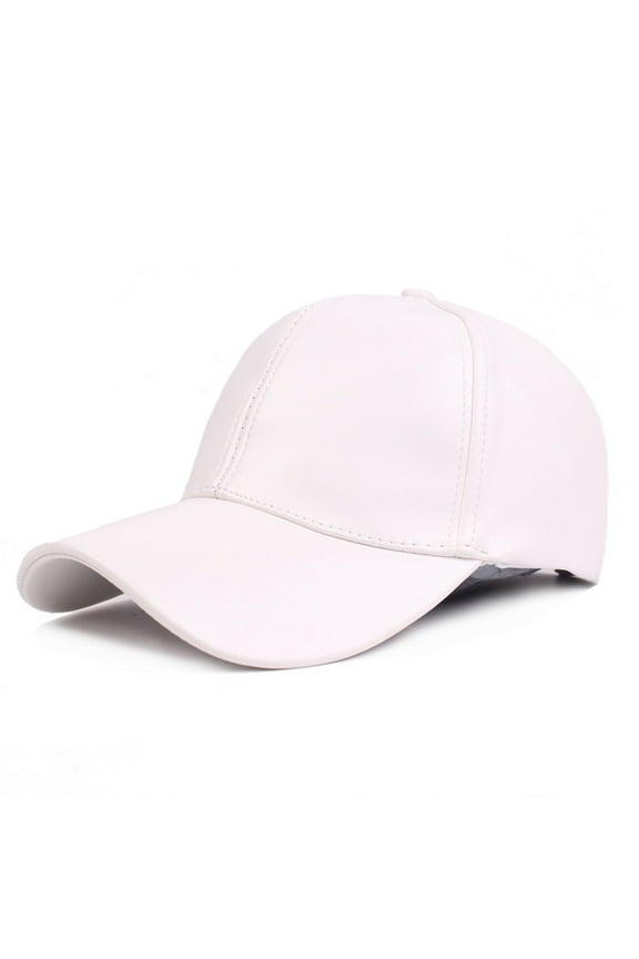 Baseball Cap Women Hats Baseball Caps | Womens Baseball Hats Ponytail Baseball Caps Leather Cap Leather Baseball Cap Straw Hats for Summer Hats for Men Baseball Cap, 1 Pack
