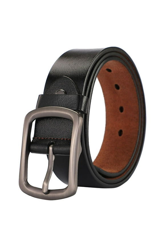 Belts Mens Belts Leather Reversible | Mens Work Belts Leather Heavy Duty Womens Belts for Pants Men's Belt Soft Leather Pin Mens Belts Leather Womens Belts Leather Mens Casual Belts | 1 Pack