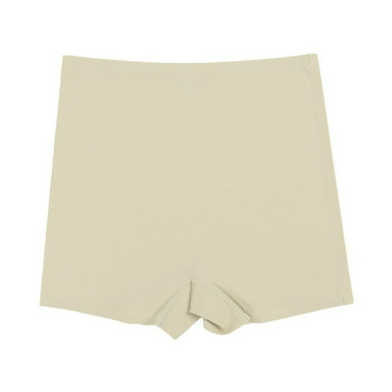 VISALY Boyshorts Women'S Soft Boys' Shorts Underwear Short Flat Corner Underwear Anti Scratch, Boxer Briefs, Panties (Beige, S)