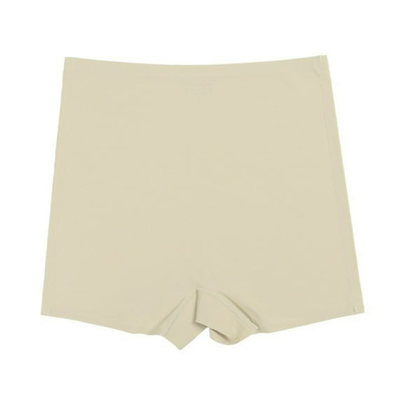 VISALY Boyshorts Women'S Soft Boys' Shorts Underwear Short Flat Corner Underwear Anti Scratch, Boxer Briefs, Panties (Beige, S)