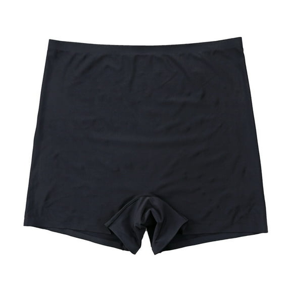 VISALY Boyshorts Women'S Soft Boys' Shorts Underwear Short Flat Corner Underwear Anti Scratch, Boxer Briefs, Panties (Black, M)