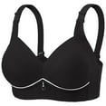 thumbnail image 1 of VISALY Bras for Women, High Support Adjustable Strap Full Coverage Up Bras Comfortable No Underwire S, Wireless Bra, Bras for Women No Underwire, Bras, Shapely Bra 36-44, 1 of 8
