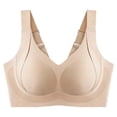 thumbnail image 1 of VISALY Bras for Women, Daily Comfort Wireless Shaper Bra Skin, Shapely Bra, Bras for Women No Underwire, Bras, Forme Posture Bra (Beige, 3XL), 1 of 10