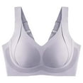 thumbnail image 1 of VISALY Bras for Women, Daily Comfort Wireless Shaper Bra Skin, Shapely Bra, Bras for Women No Underwire, Bras, Forme Posture Bra (Gray, 5XL), 1 of 8