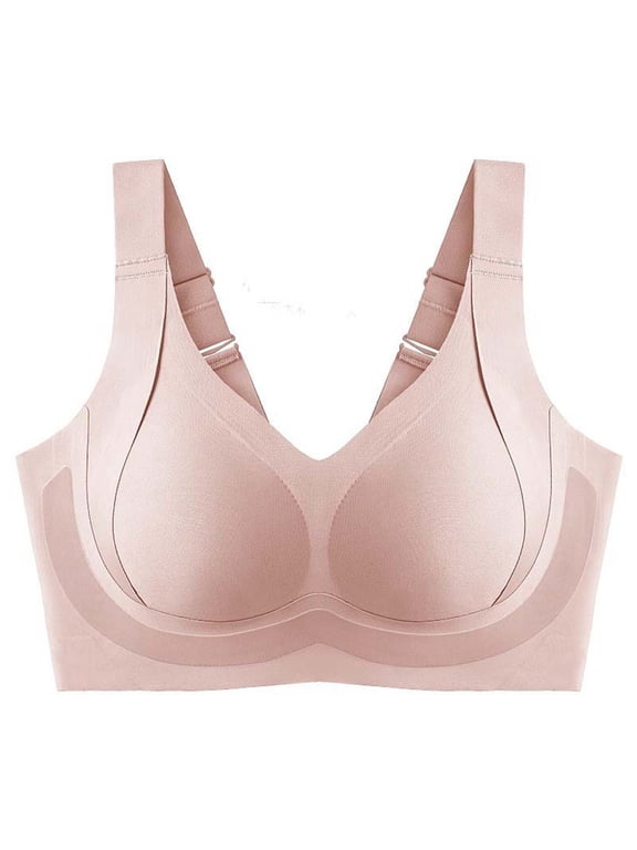Bras for Women, Daily Comfort Wireless Shaper Bra Skin, Shapely Bra, Bras for Women No Underwire, Bras, Forme Posture Bra M-5XL