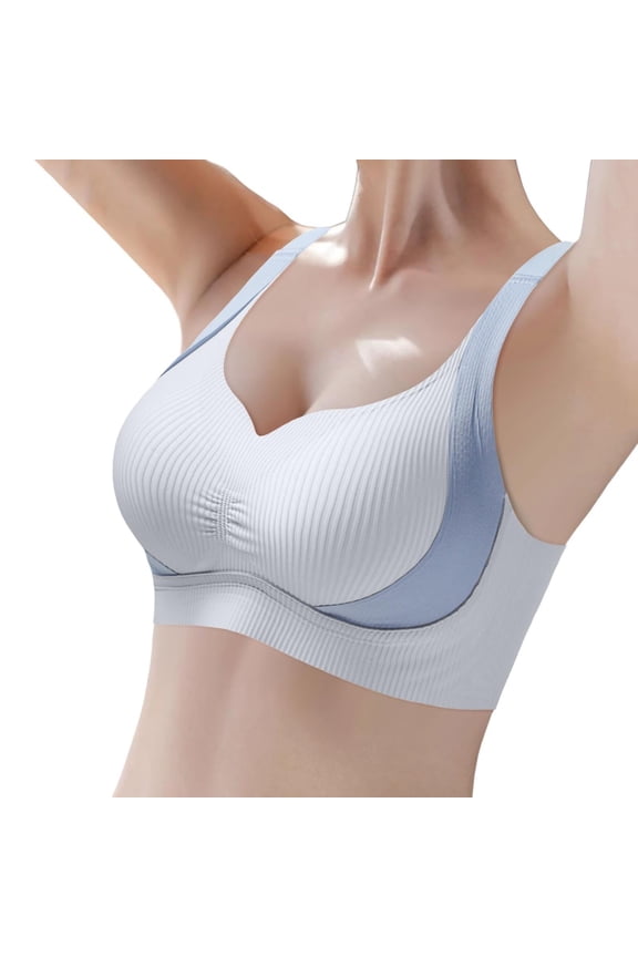 Bras for Women Super Gather Bra Anti Sagging Breasts Support Pushup Lifting Bras for Older Women, Wireless Bra, Push Up Bras, Bras (Gray, M)