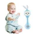 VISALY Bunny Rattle Toy 01 Year Old Baby Music Stick Early Education