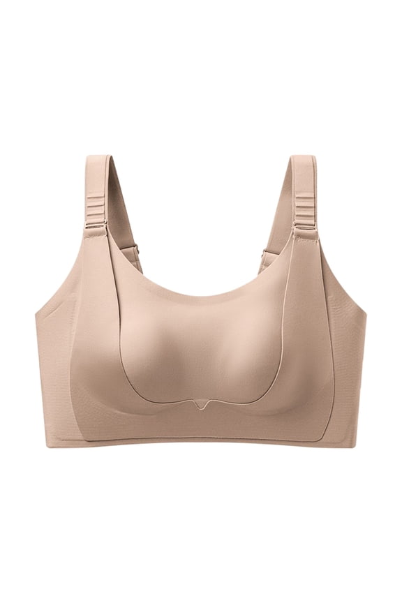 Bust Shaping Bra Lift Bras Push Up Full Coverage Bralettes Comfort Shaping Bras Full Coverage Support Bras Wire Free Bralette Lifting Support Bra Adjustable Lift Bra Lift Bralette Beige M