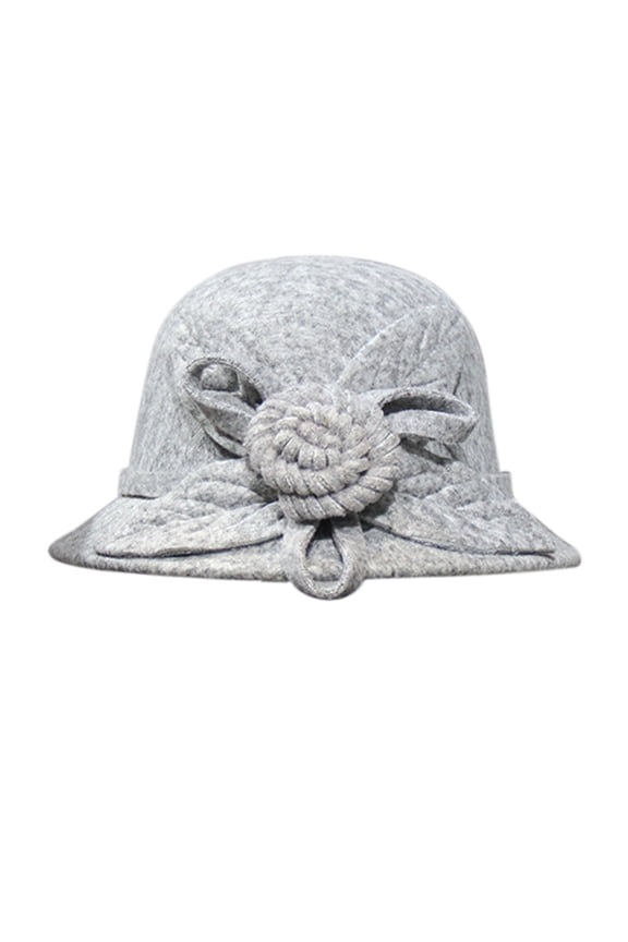 Cloche hat Mens Hats and Caps | Womens Hats Baseball Caps Men Hats and Caps Women's Autumn and Winter Woolen Three-Dimensional Top Hats Bucket Hat Hats for Women Ball Cap, MOM