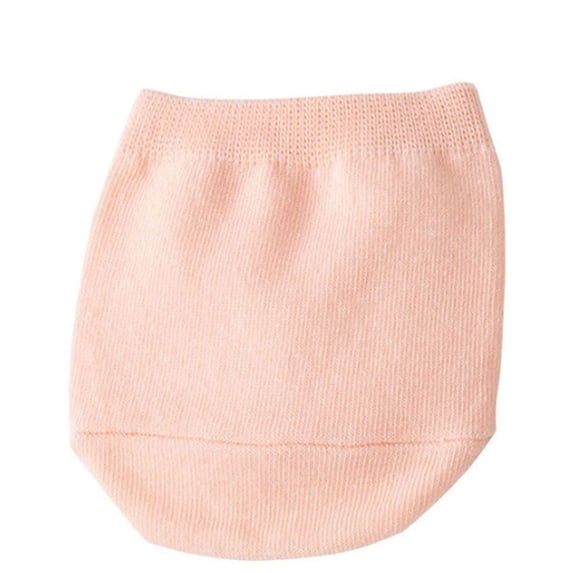 VISALY Cotton Half Socks Toe Topper Liner Socks Toe Cover Socks Socks for Lady, Non-Slip Invisible Socks, Socks, Pink